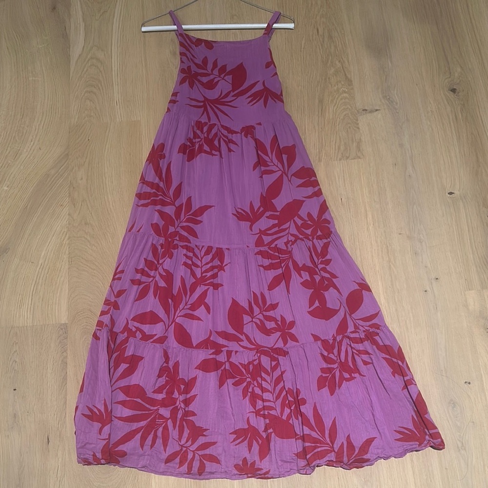 Old Navy Purple and Red Sundress with adjustable straps